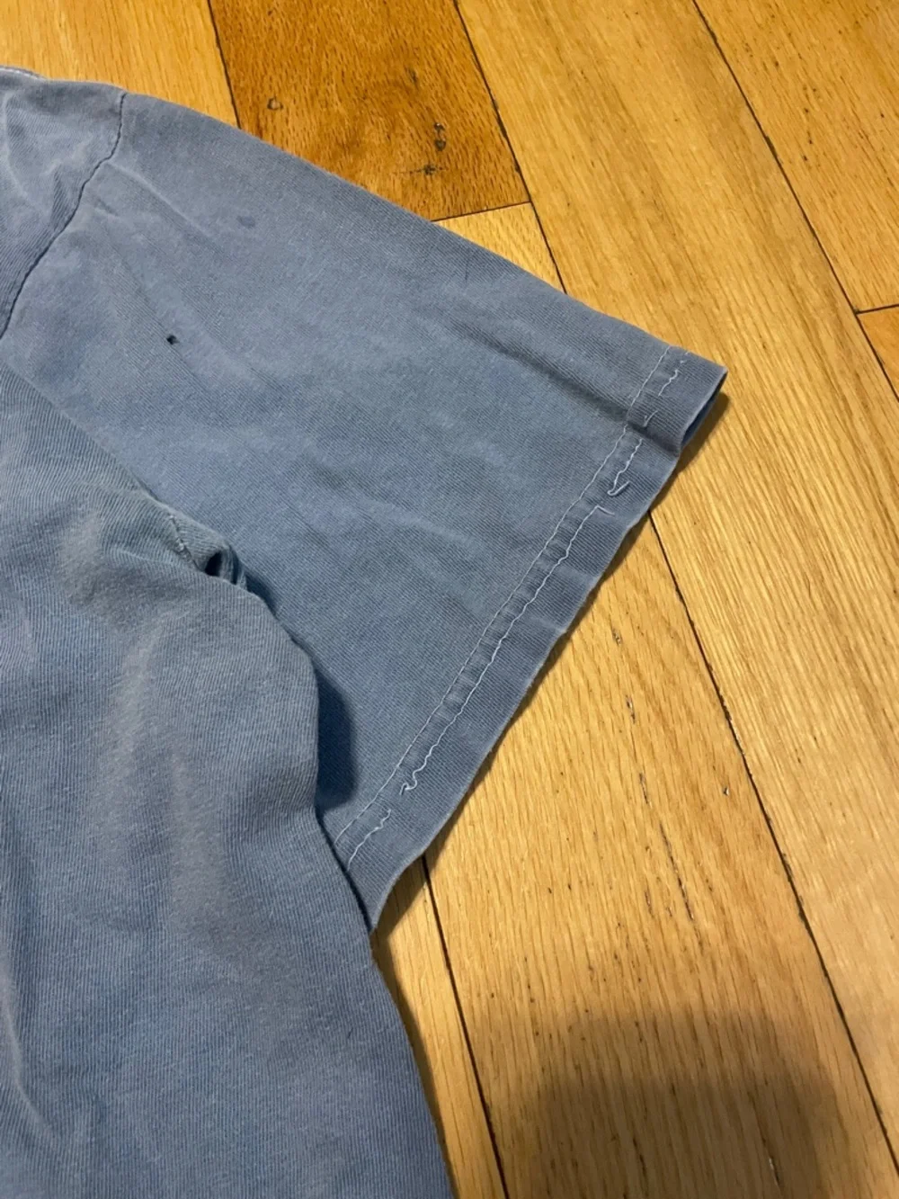 Stussy Washed Slate Blue Short Sleeve Crew Tee - Picture 9 of 13